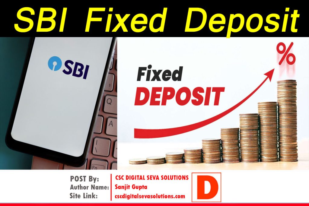 sbi e fixed deposit interest calculator BIO SPC PORTAL