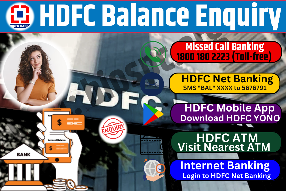 HDFC balance check Number HDFC Balance Enquiry Number?