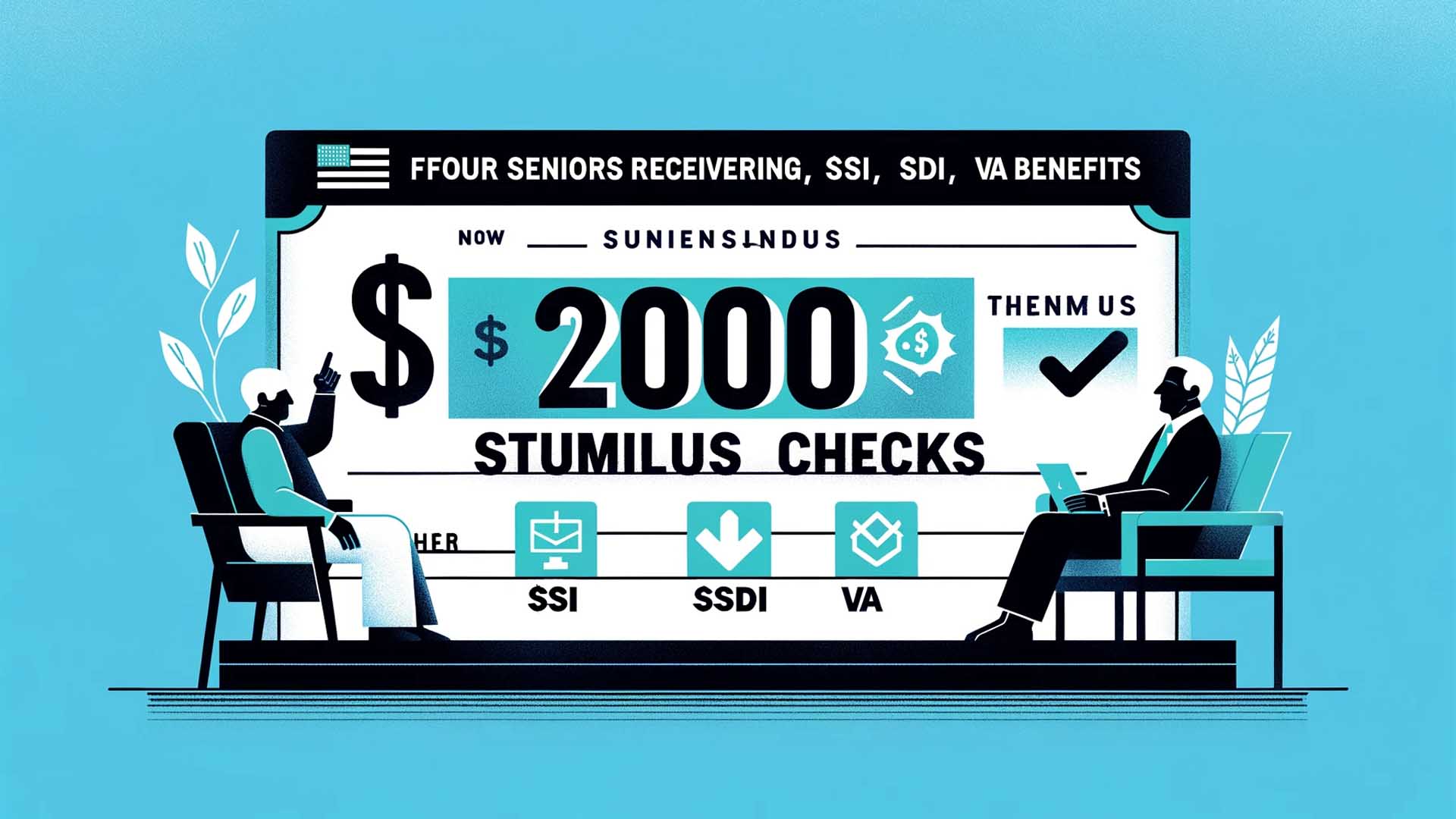 4th Stimulus Checks Seniors on SSI, SSDI, VA Benefits 2000 Stimulus